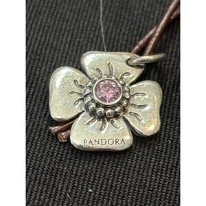 Pandora ALE 925 Sterling Silver flower Charm